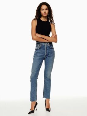 Citizens Of Humanity High Rise Jolene Vintage Slim Straight Denim Jeans size 27